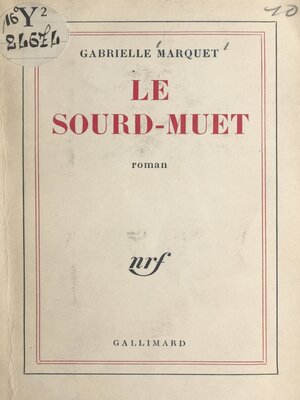 cover image of Le sourd-muet